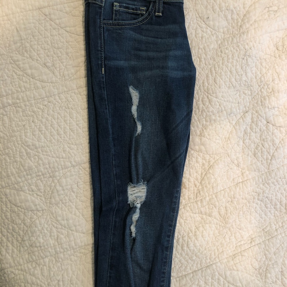 Flying monkey mid-rise distressed jeans - Picture 3 of 4